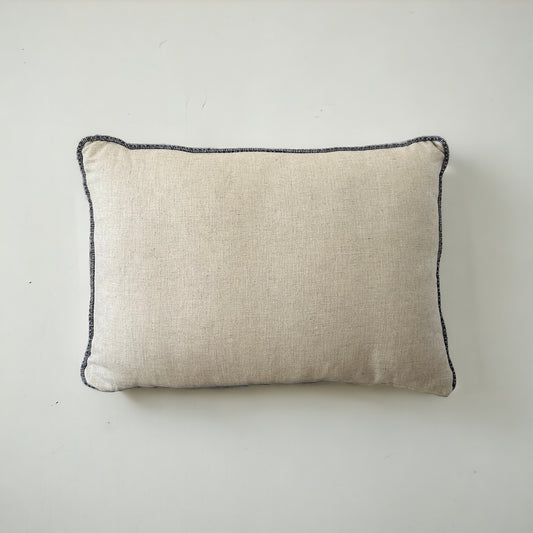 Coussin Lin XL - Bleu